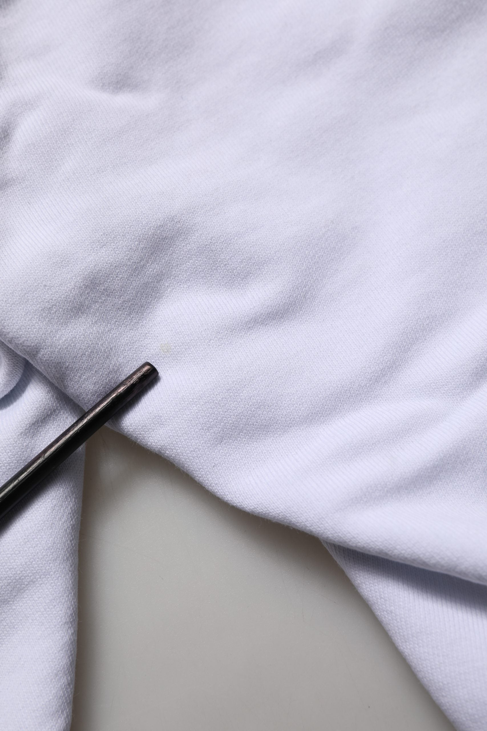 White Cotton Drawstring Jogger Trouser Pants
