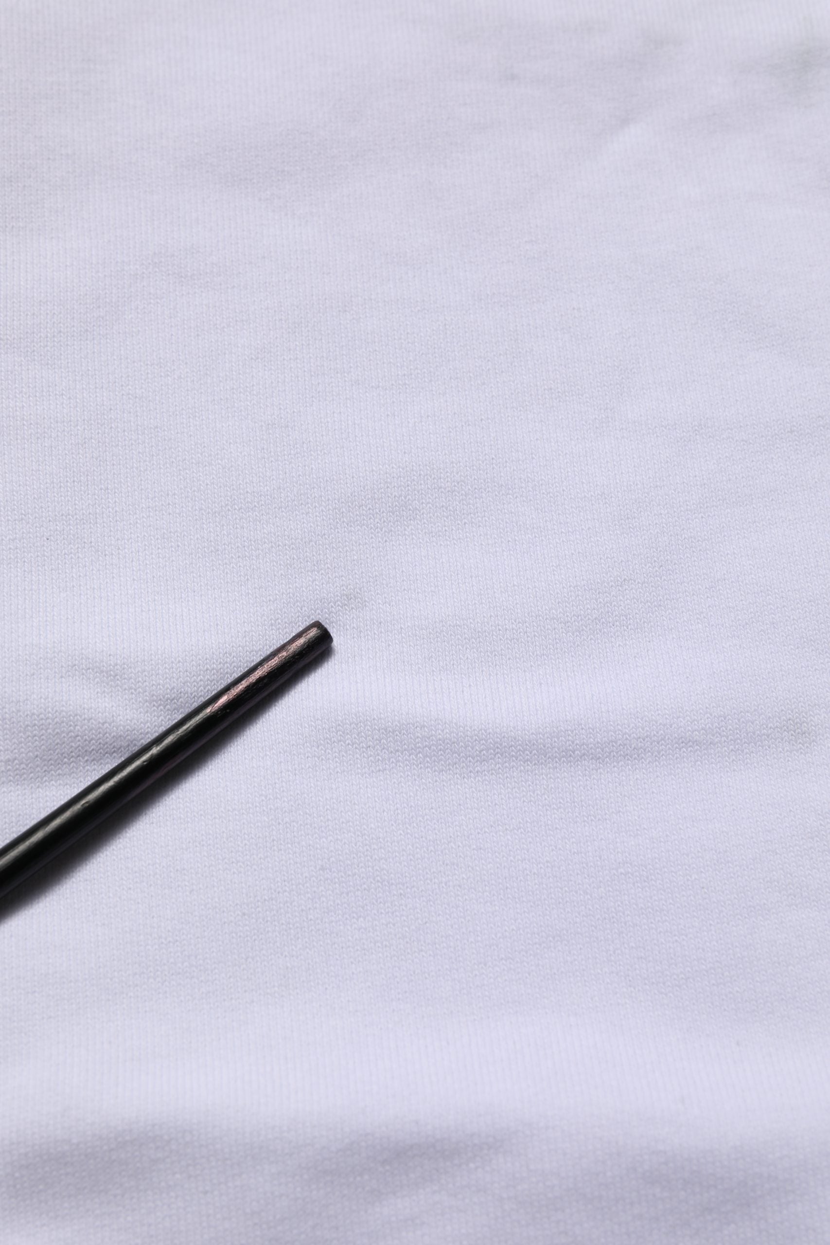 White Cotton Drawstring Jogger Trouser Pants