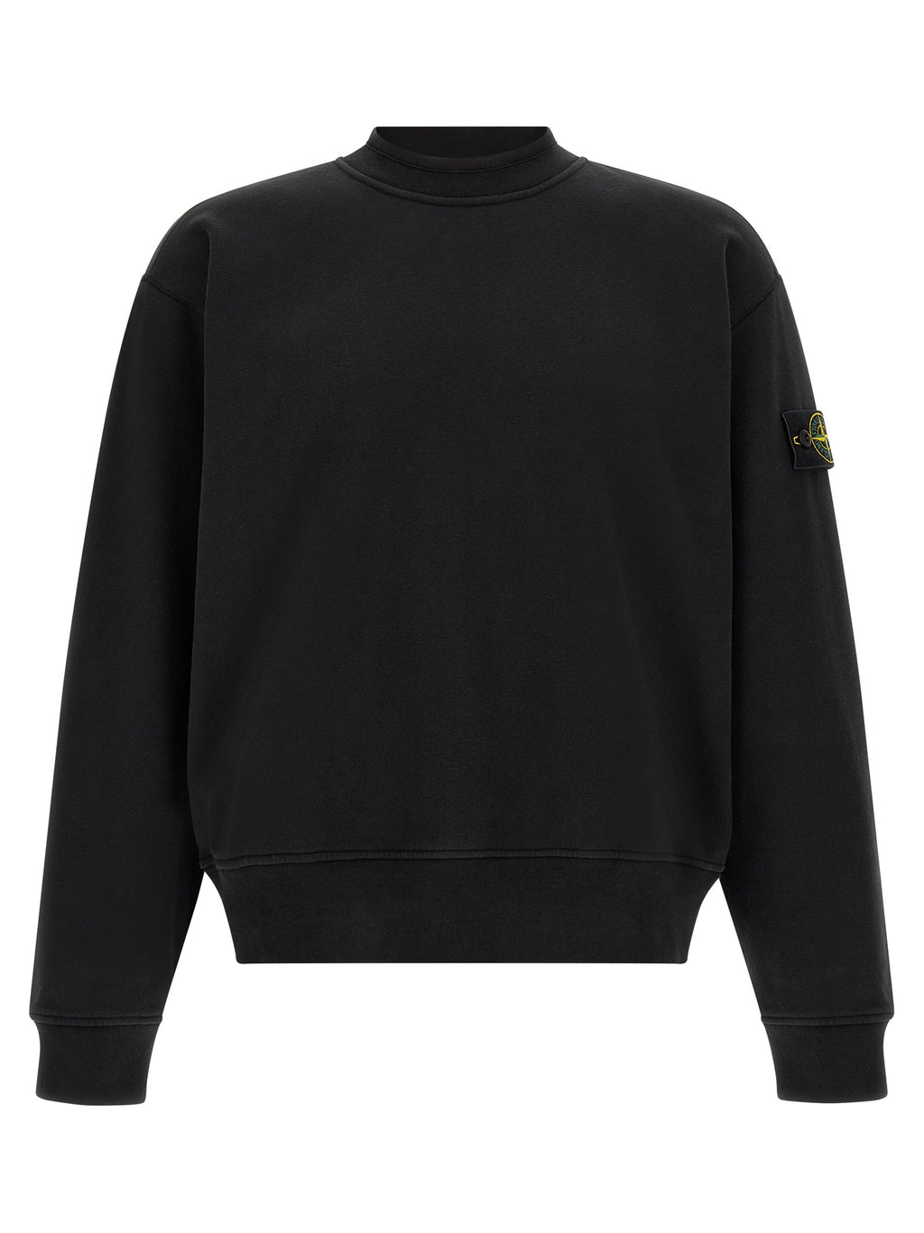 Black Cotton Sweatshirt