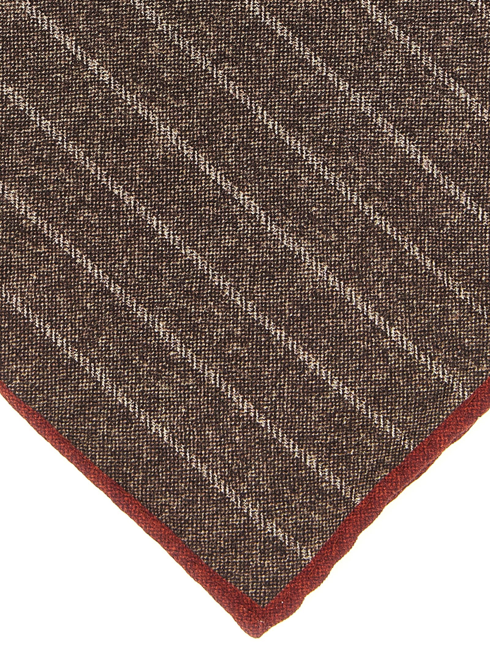 Brown Silk Scarf