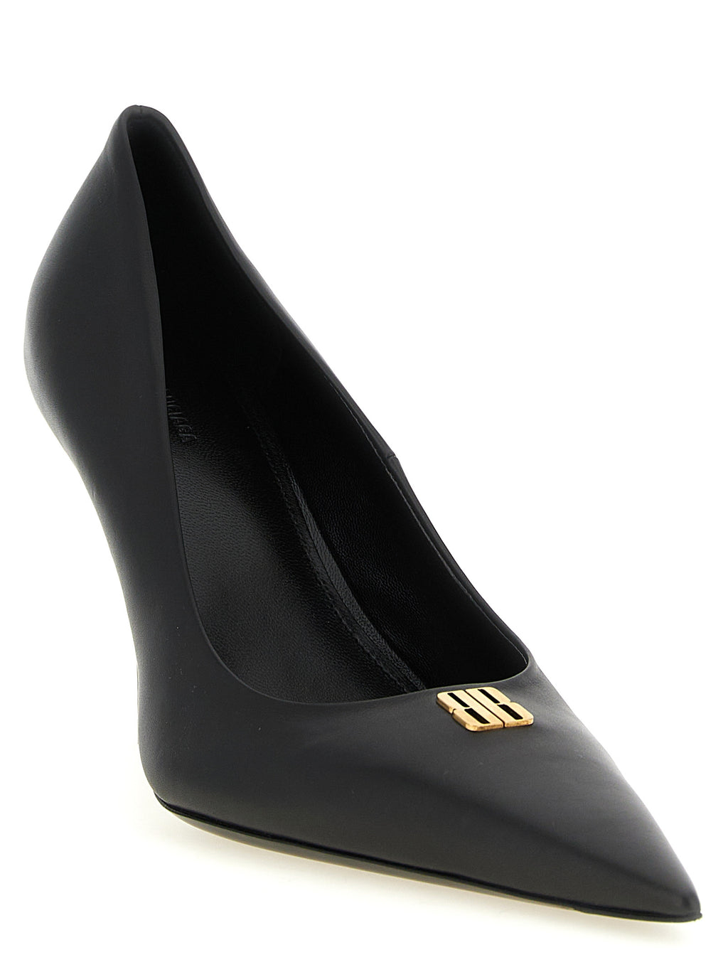 Black Calfskin High Heel Pumps