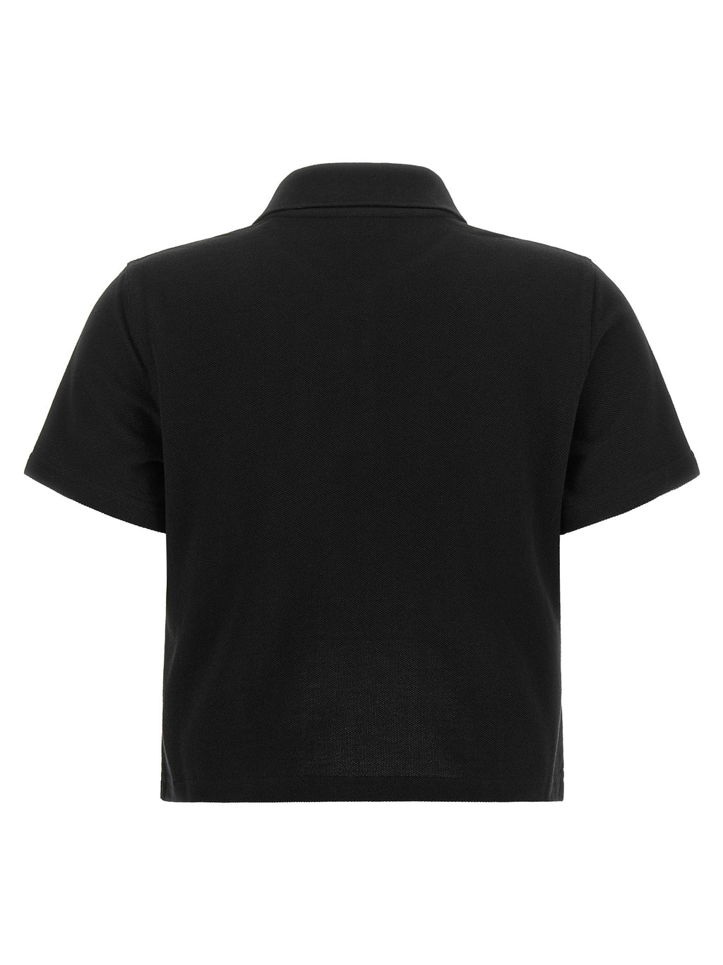 Black Cotton Polo Shirt