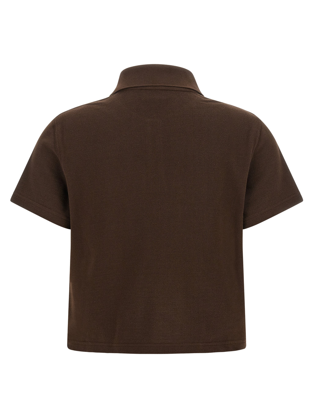 Brown Cotton Polo Shirt