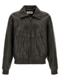 Black Lamb Leather Leather Jacket