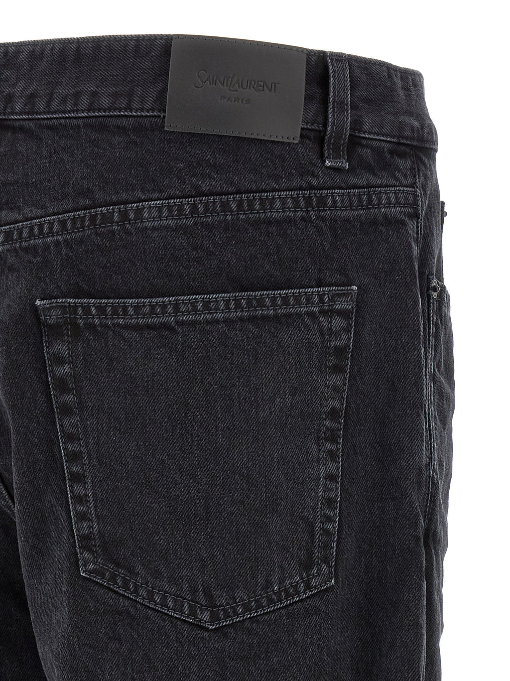 Black Cotton Relaxed Fit Jeans