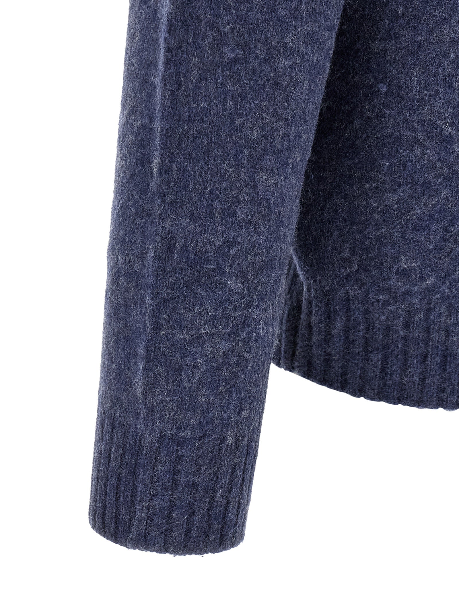 Blue Wool Cardigan