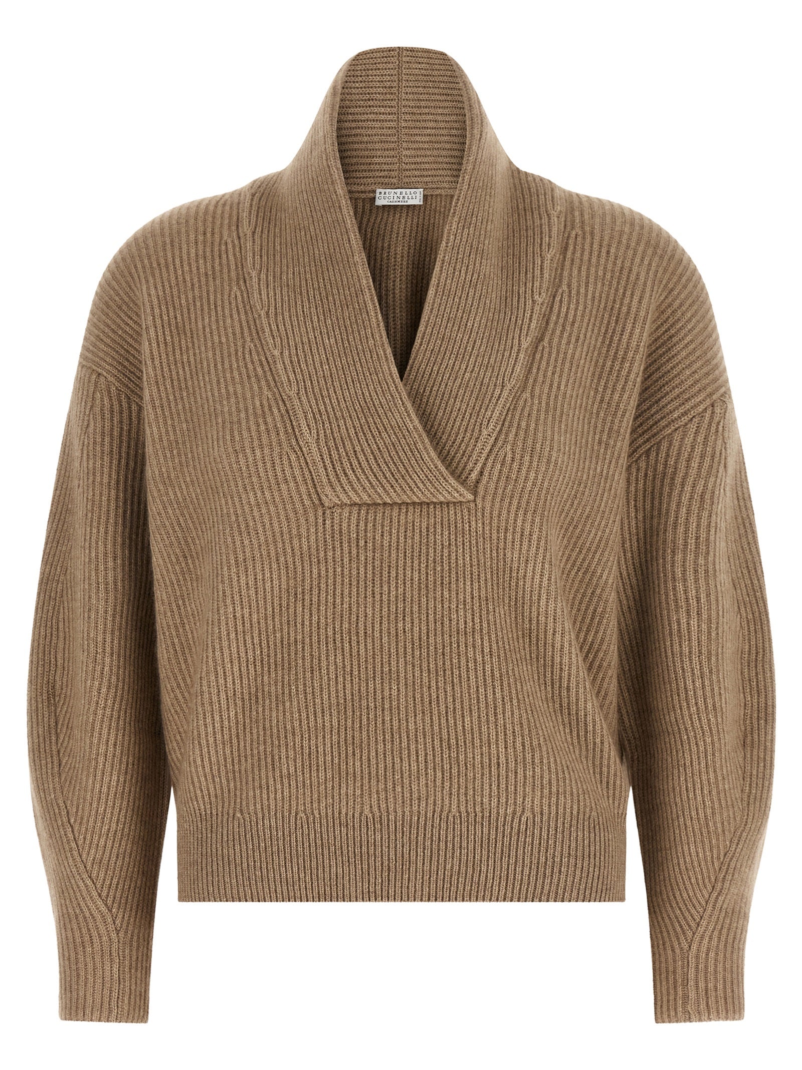 Beige Cashmere Cardigan