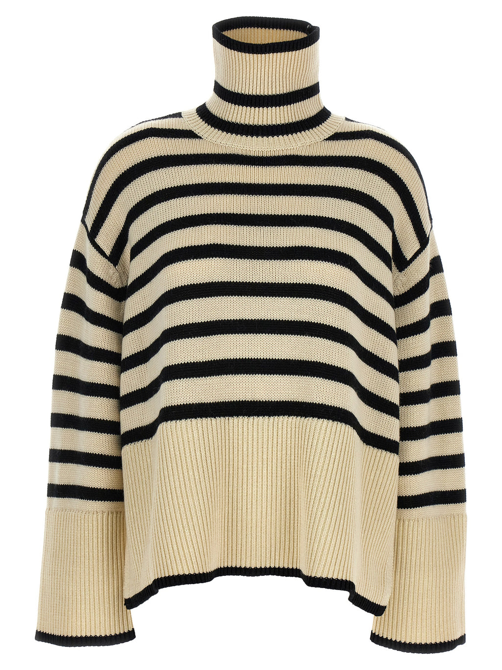 Bicolor Wool Cardigan