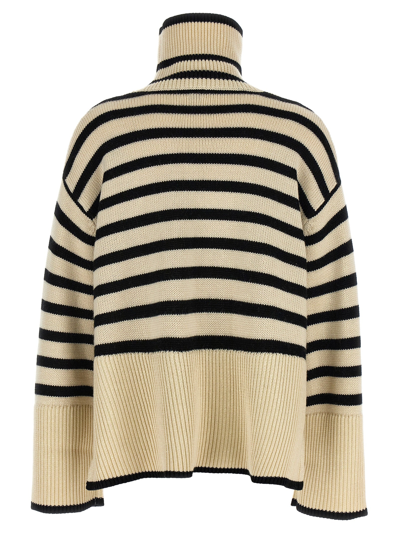 Bicolor Wool Cardigan