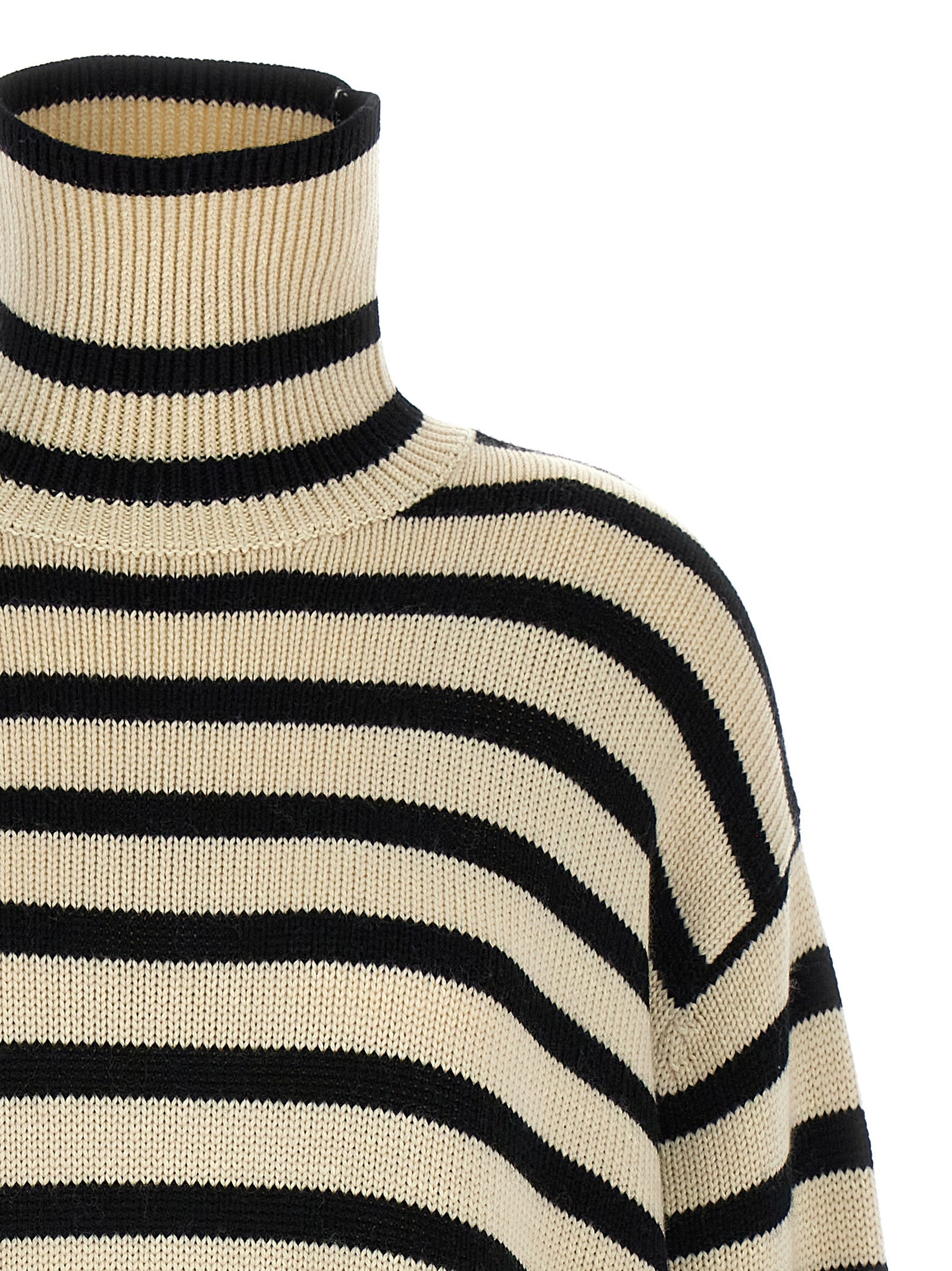 Bicolor Wool Cardigan