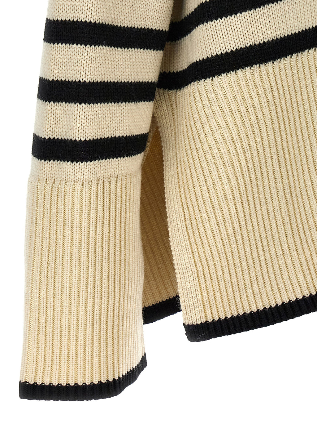 Bicolor Wool Cardigan