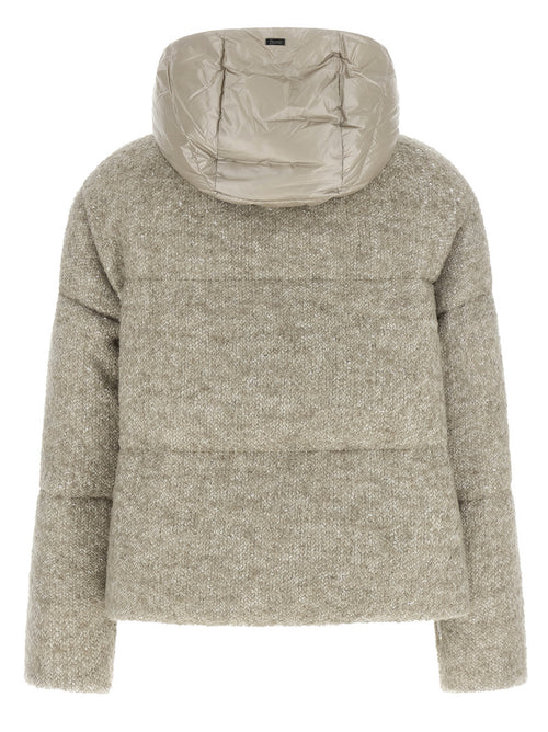 Beige Wool Full-Length Jacket