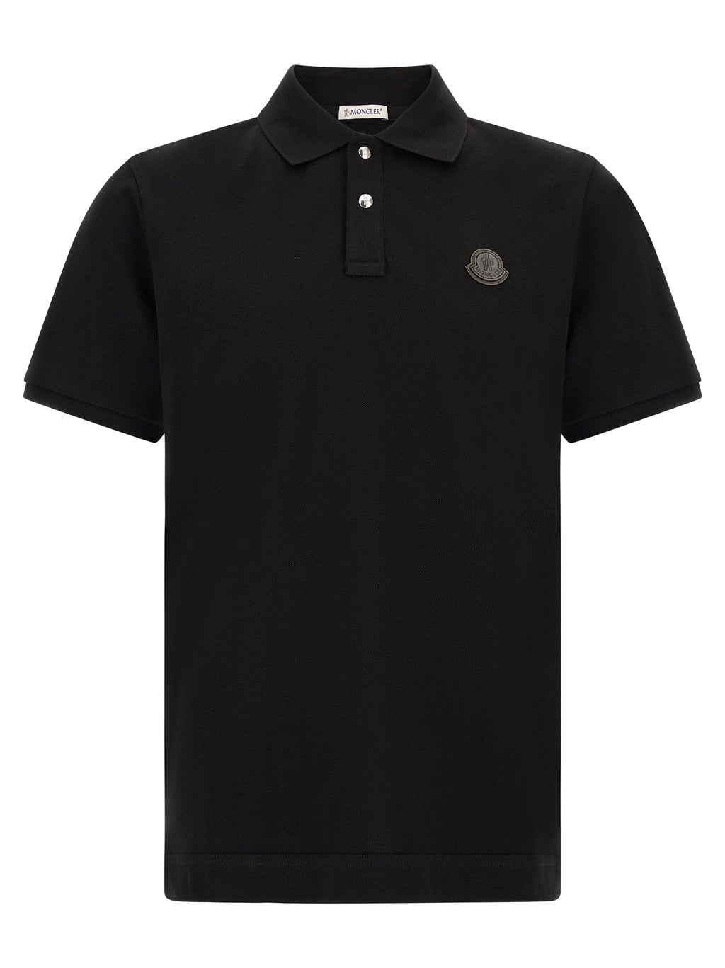 Black Leather Polo Shirt