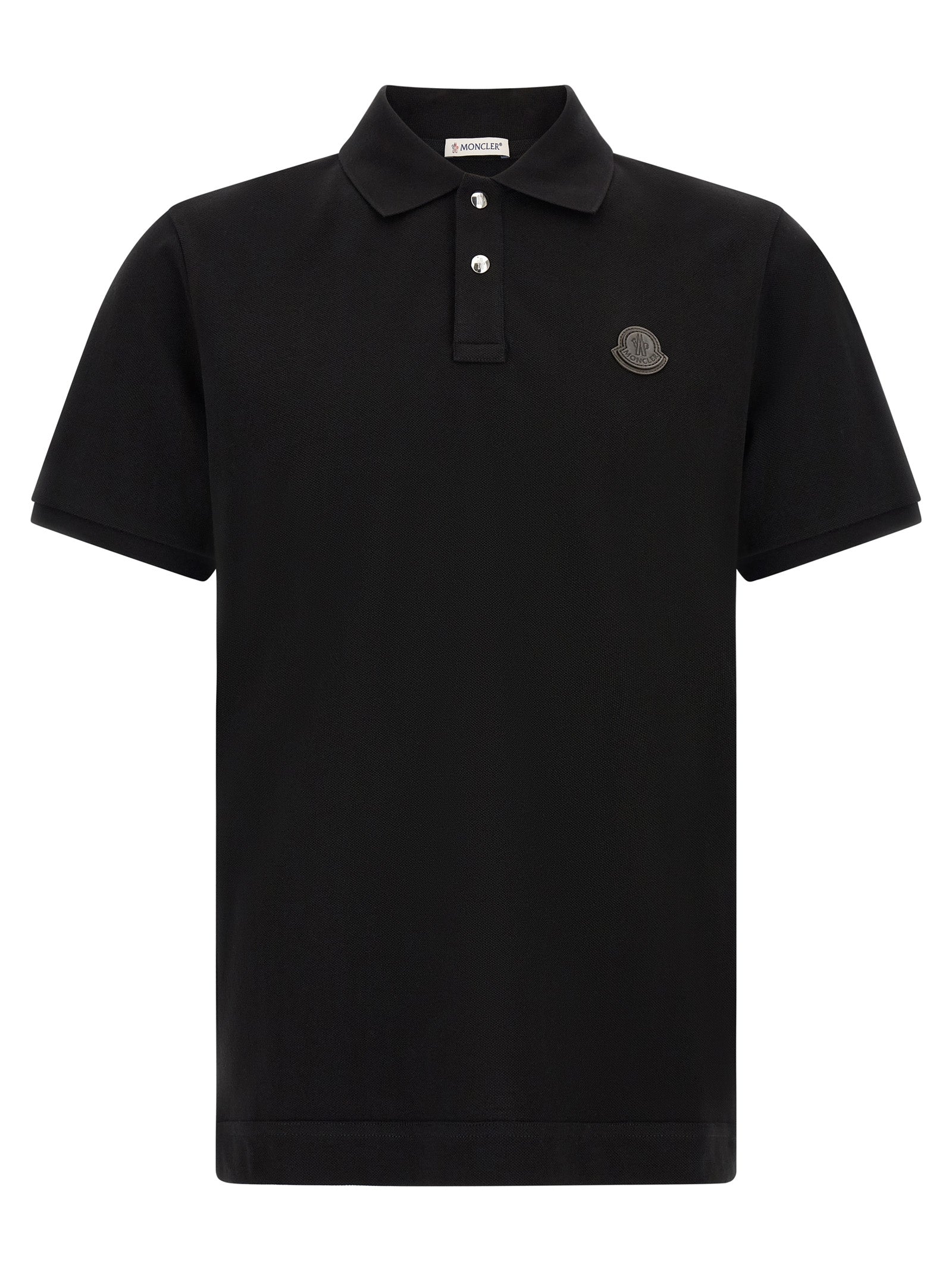 Black Leather Polo Shirt