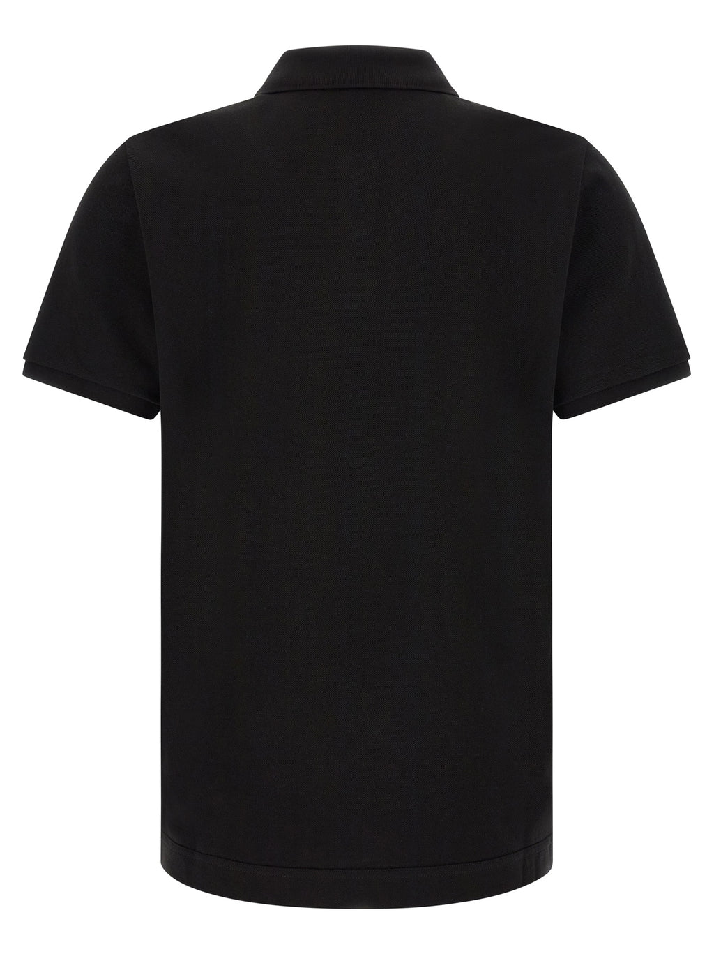 Black Leather Polo Shirt