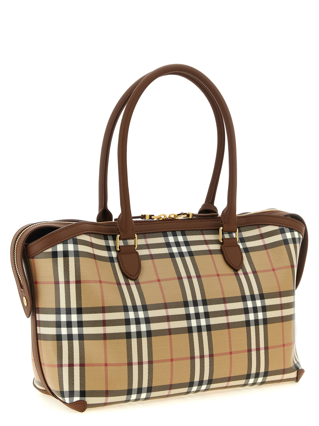 Beige Cotton Tote Bag