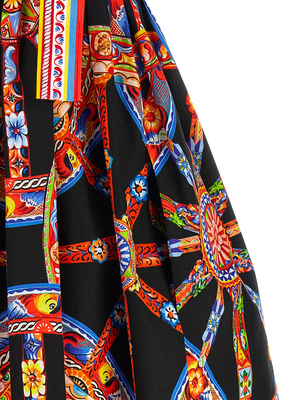Multicolor Cotton Short Dress