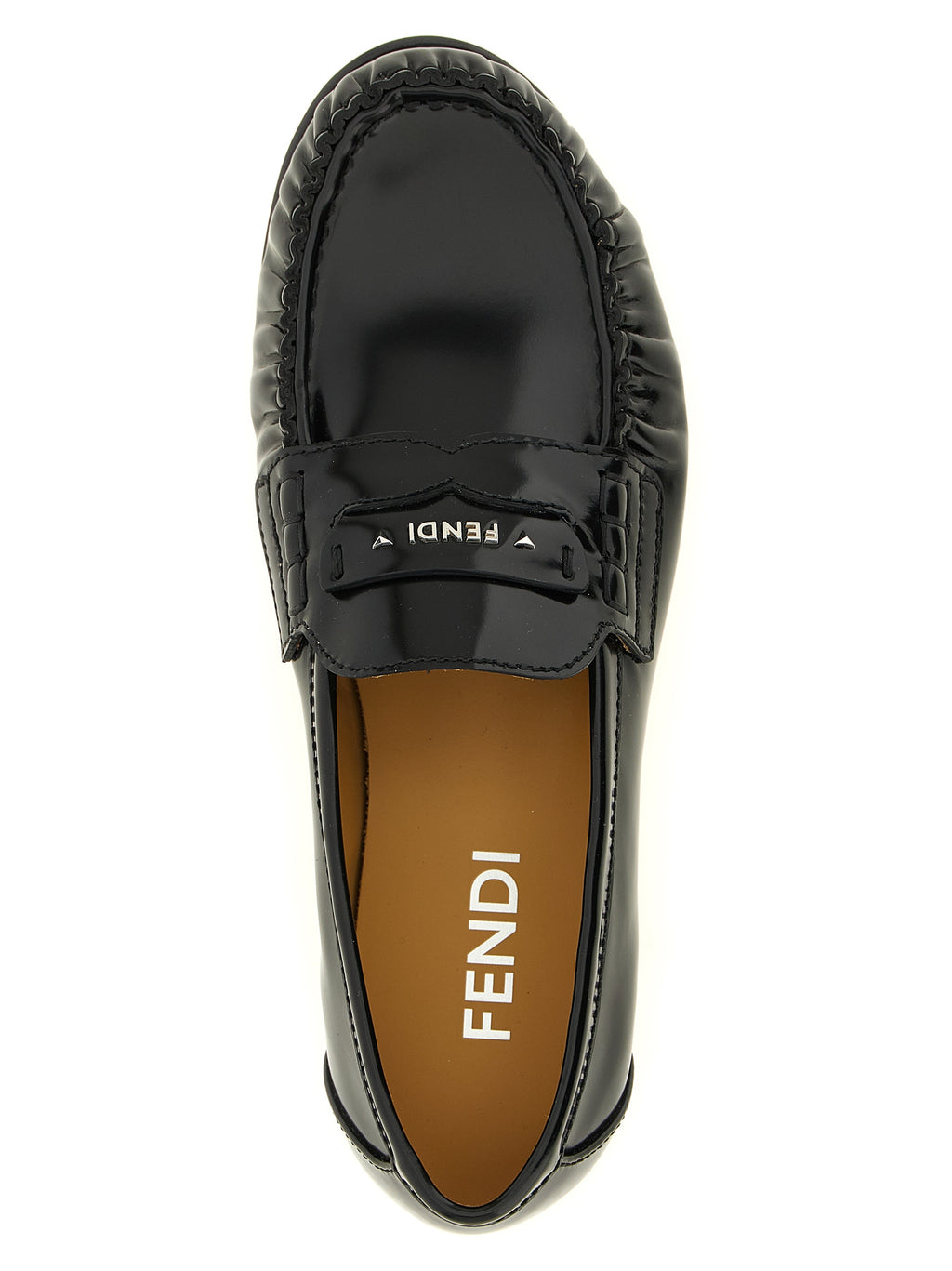 Black Calfskin Slip-On Loafers