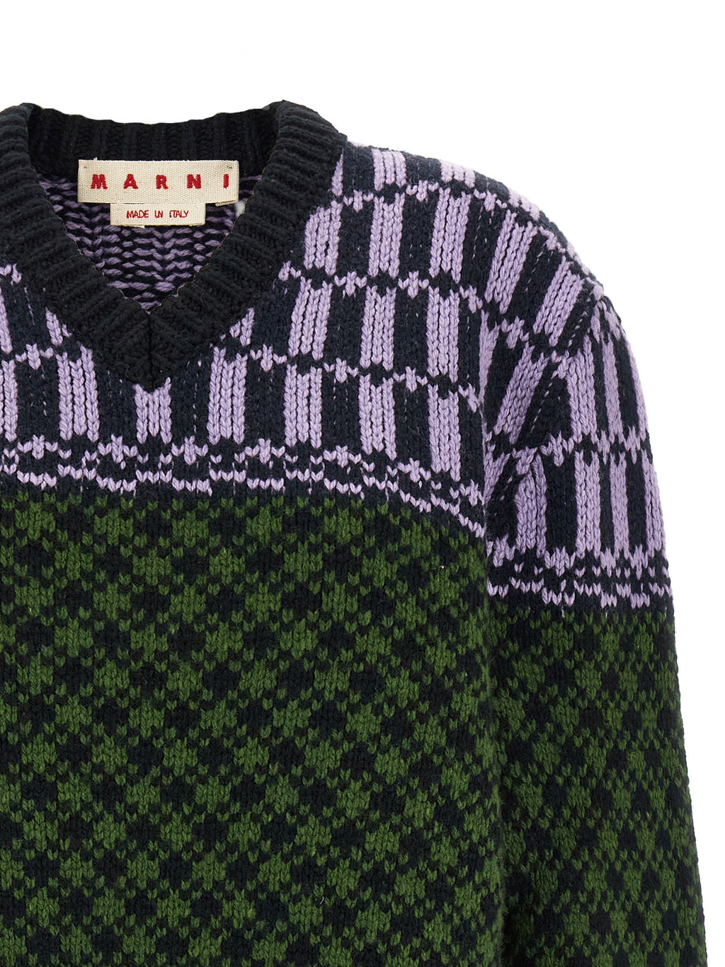 Multicolor Wool Cardigan