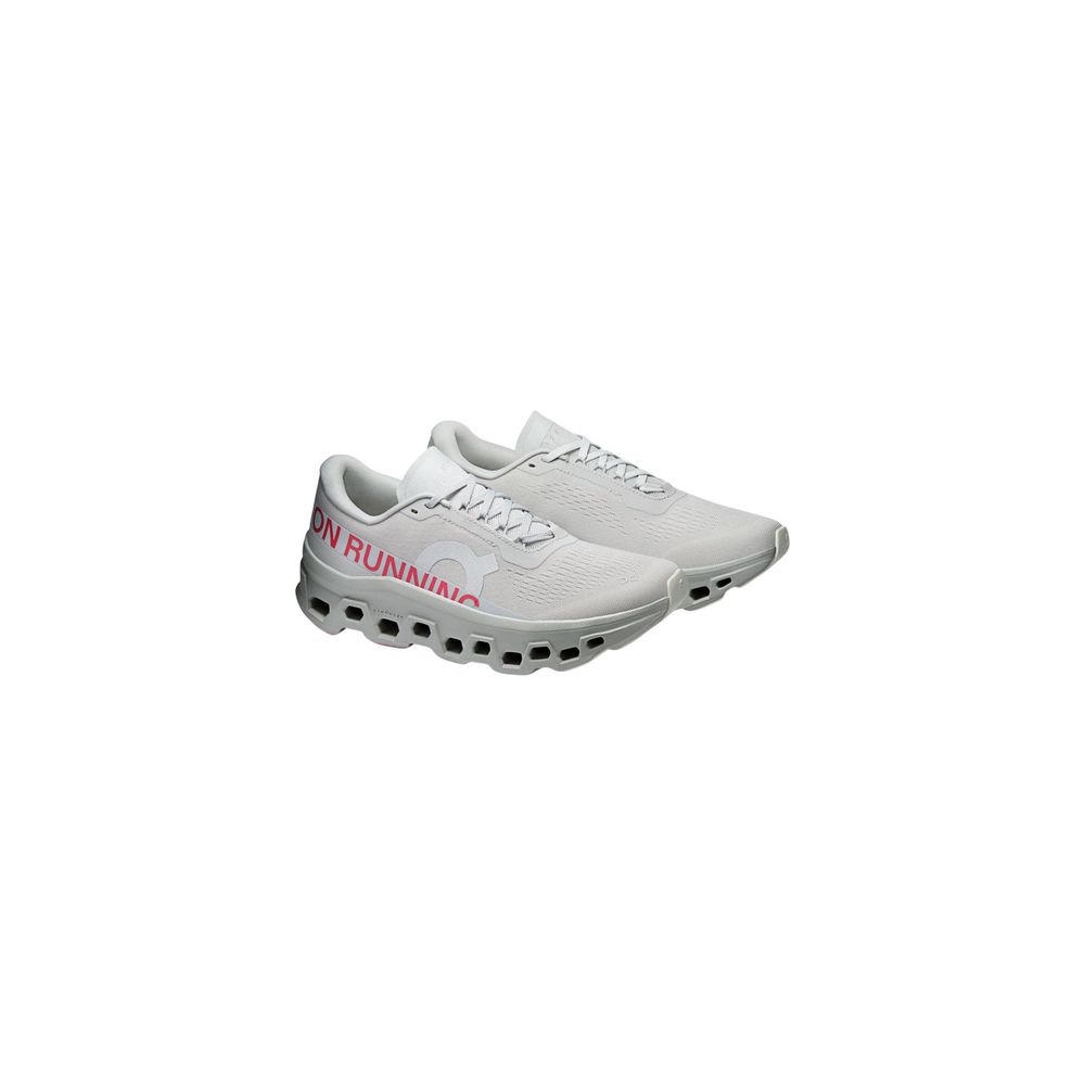 Gray Synthetic Athletic Sneakers