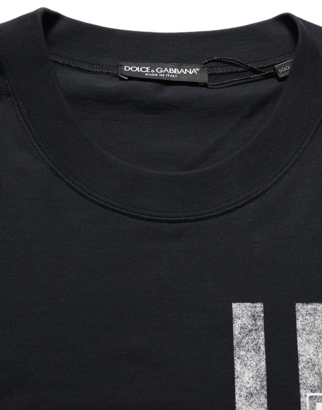 Blue Striped Print Cotton Crew Neck  T-shirt