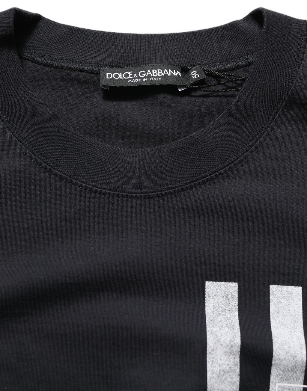 Blue Striped Print Cotton Crew Neck T-shirt