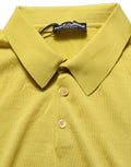 Yellow Cashmere Short Sleeves Polo T-shirt
