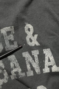 Dark Gray Graphic Print Tank Men Top T-shirt
