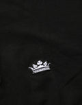 Black Crown Short Sleeved Henley Men T-shirt