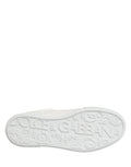 White Miami Leather Low Top Men Sneakers Shoes