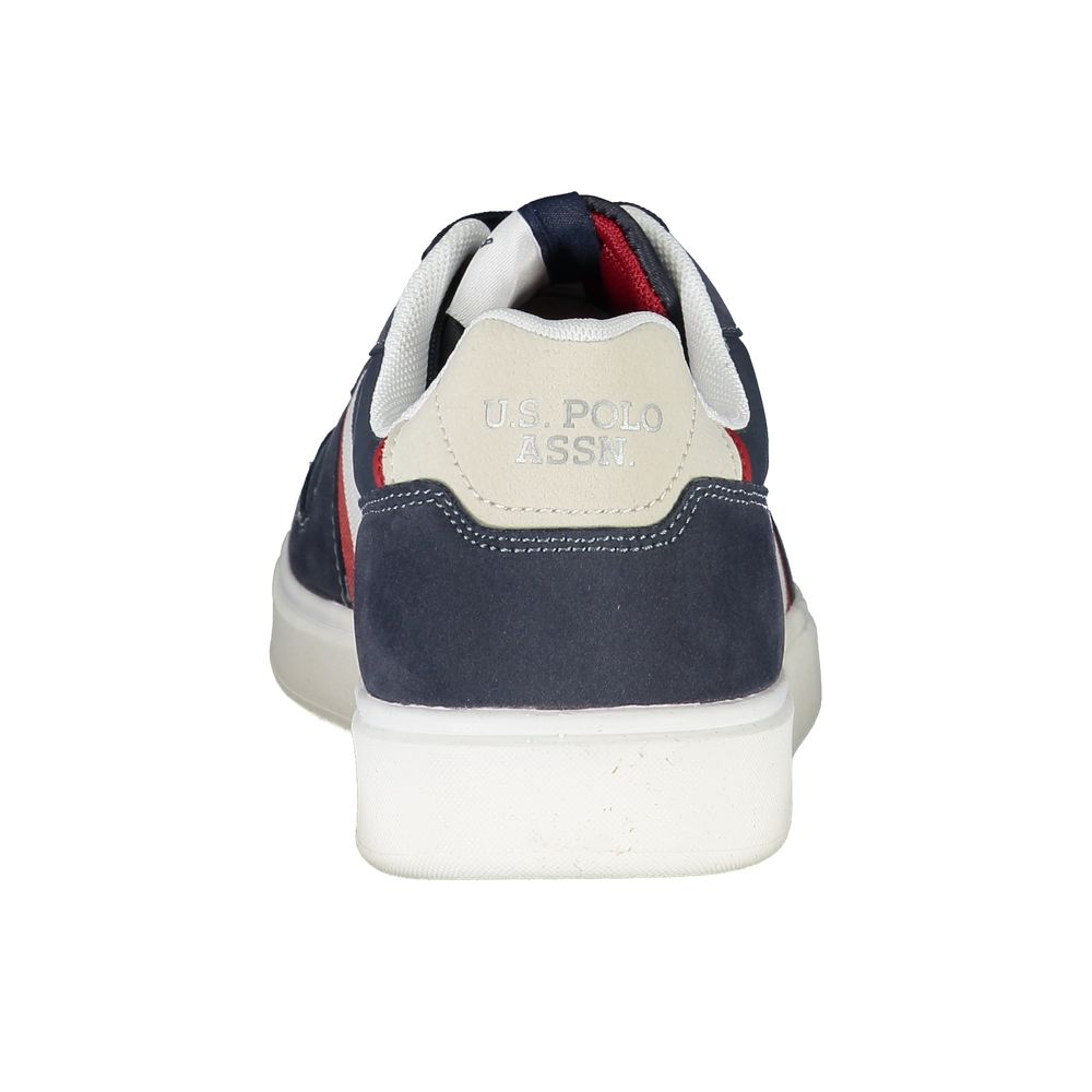 Blue Polyurethane Men's Sneaker