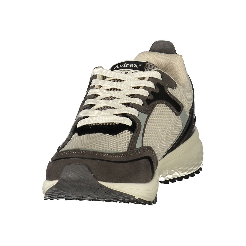 Bianco Polyurethane Uomo Sneaker