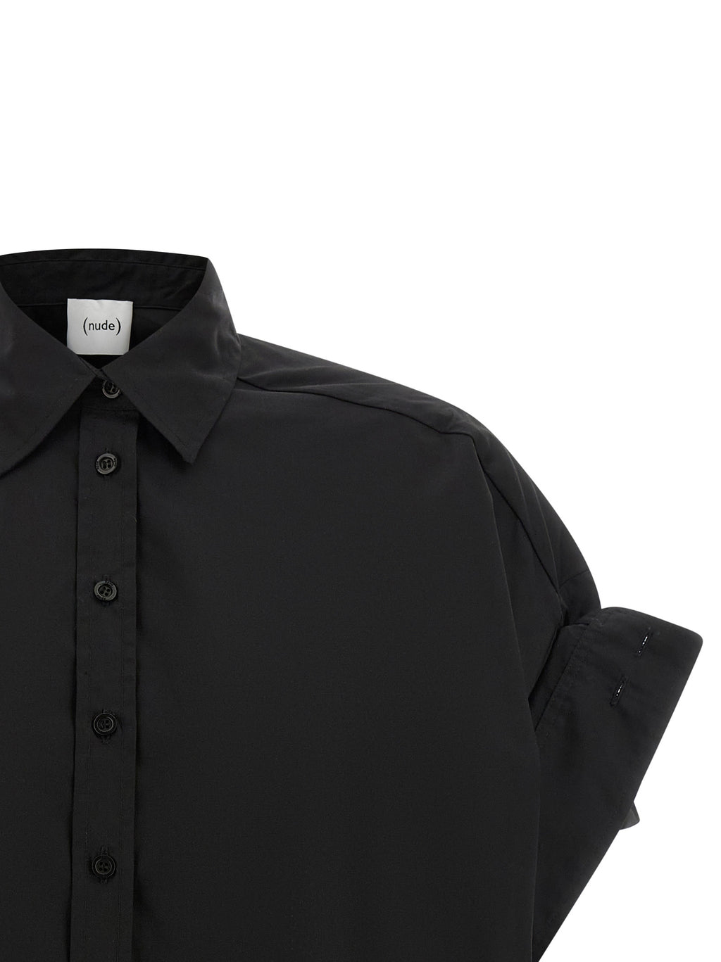 Black Cotton Blouse