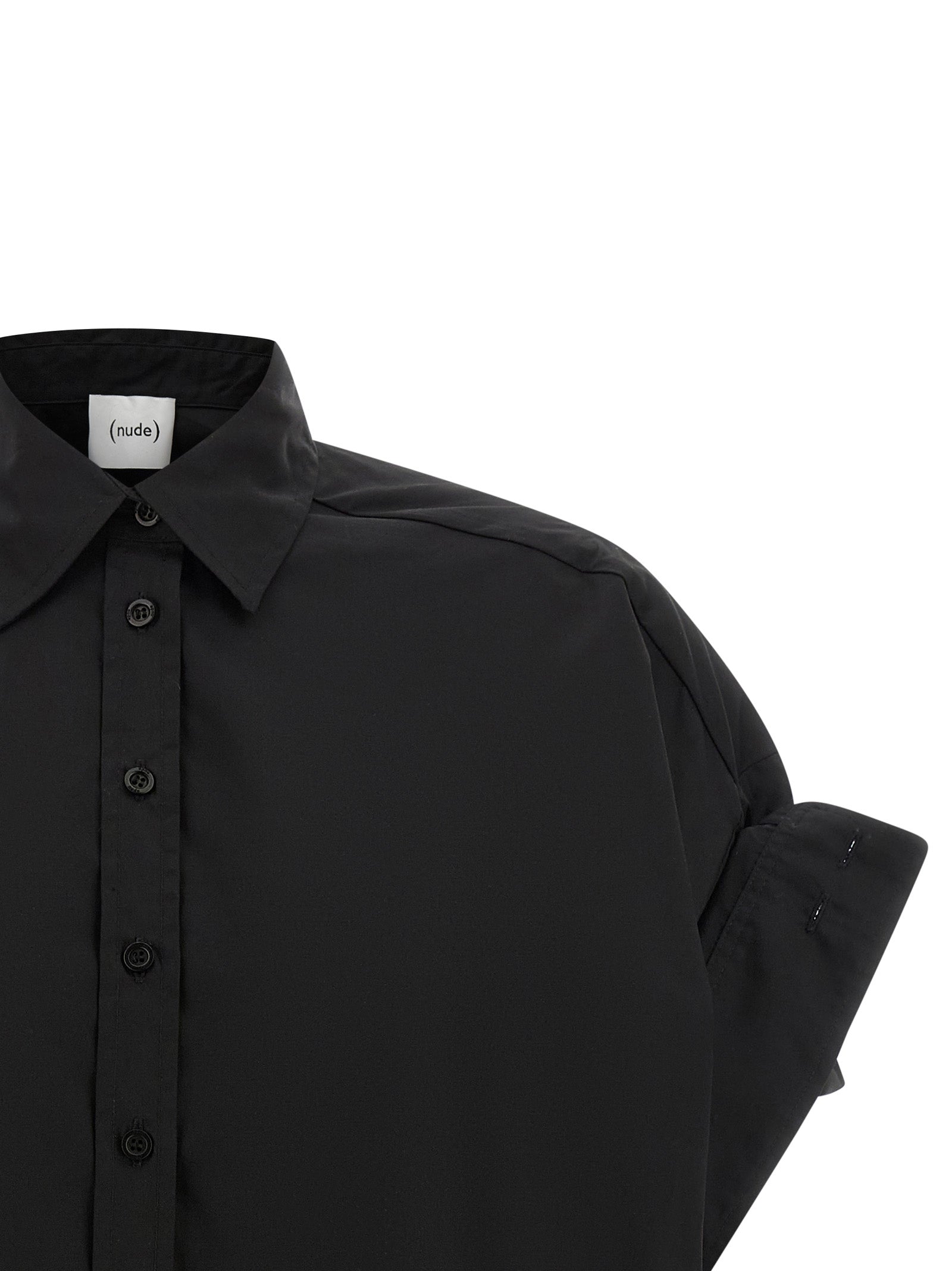 Black Cotton Blouse