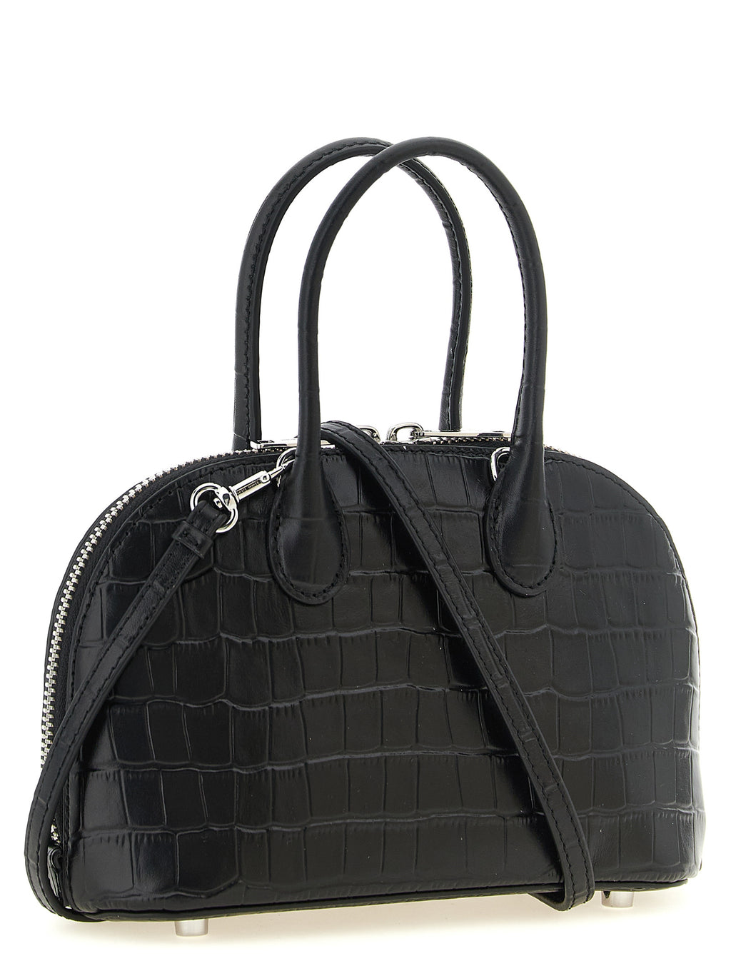 Black Cowhide Handbag