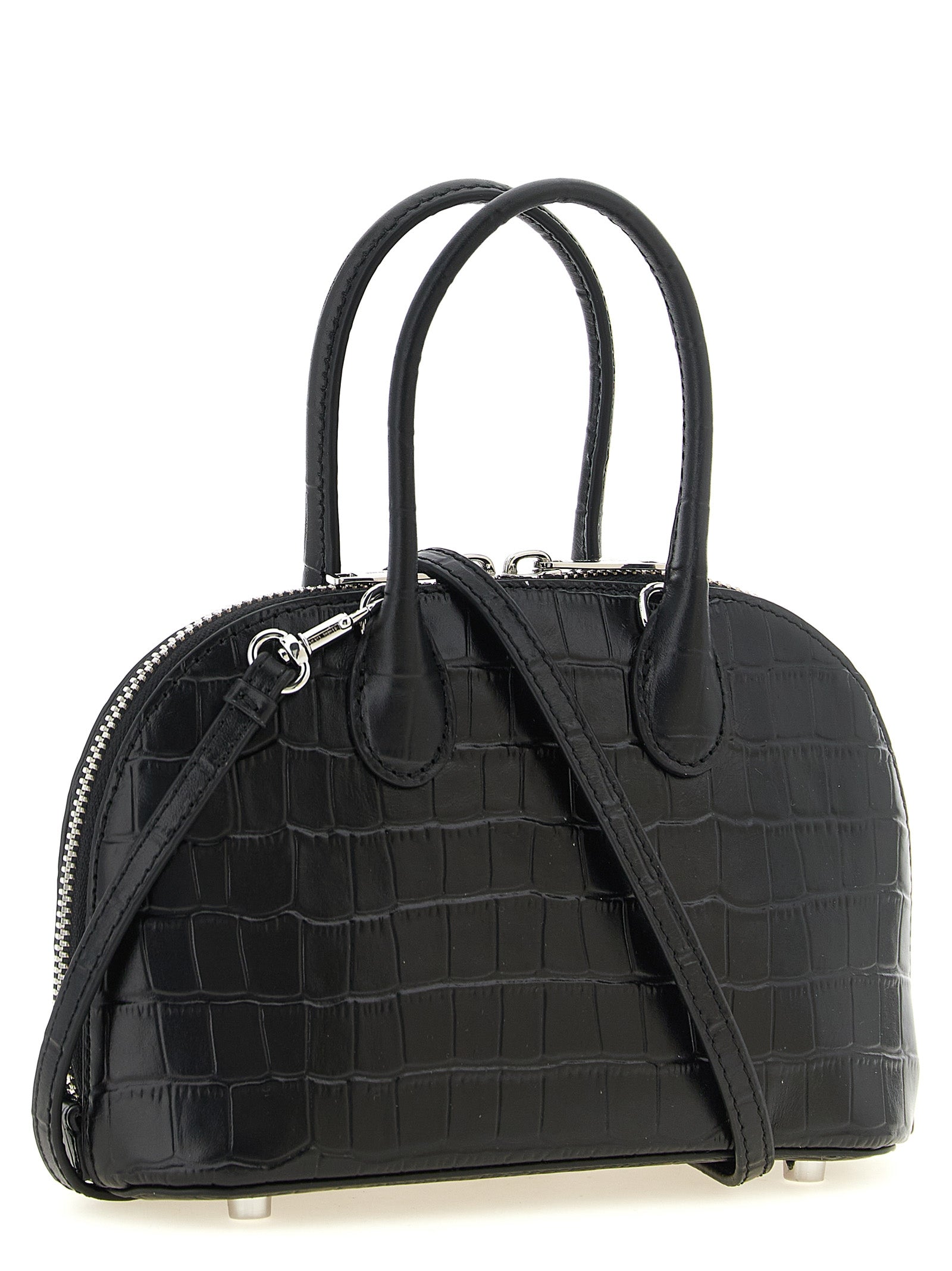 Black Cowhide Handbag