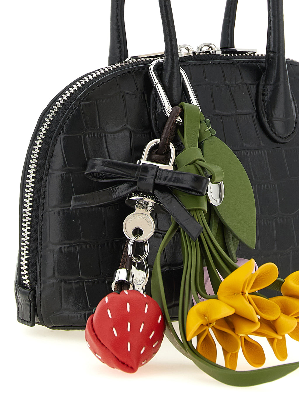 Black Cowhide Handbag