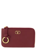 Bordeaux Lamb Leather Cardholder