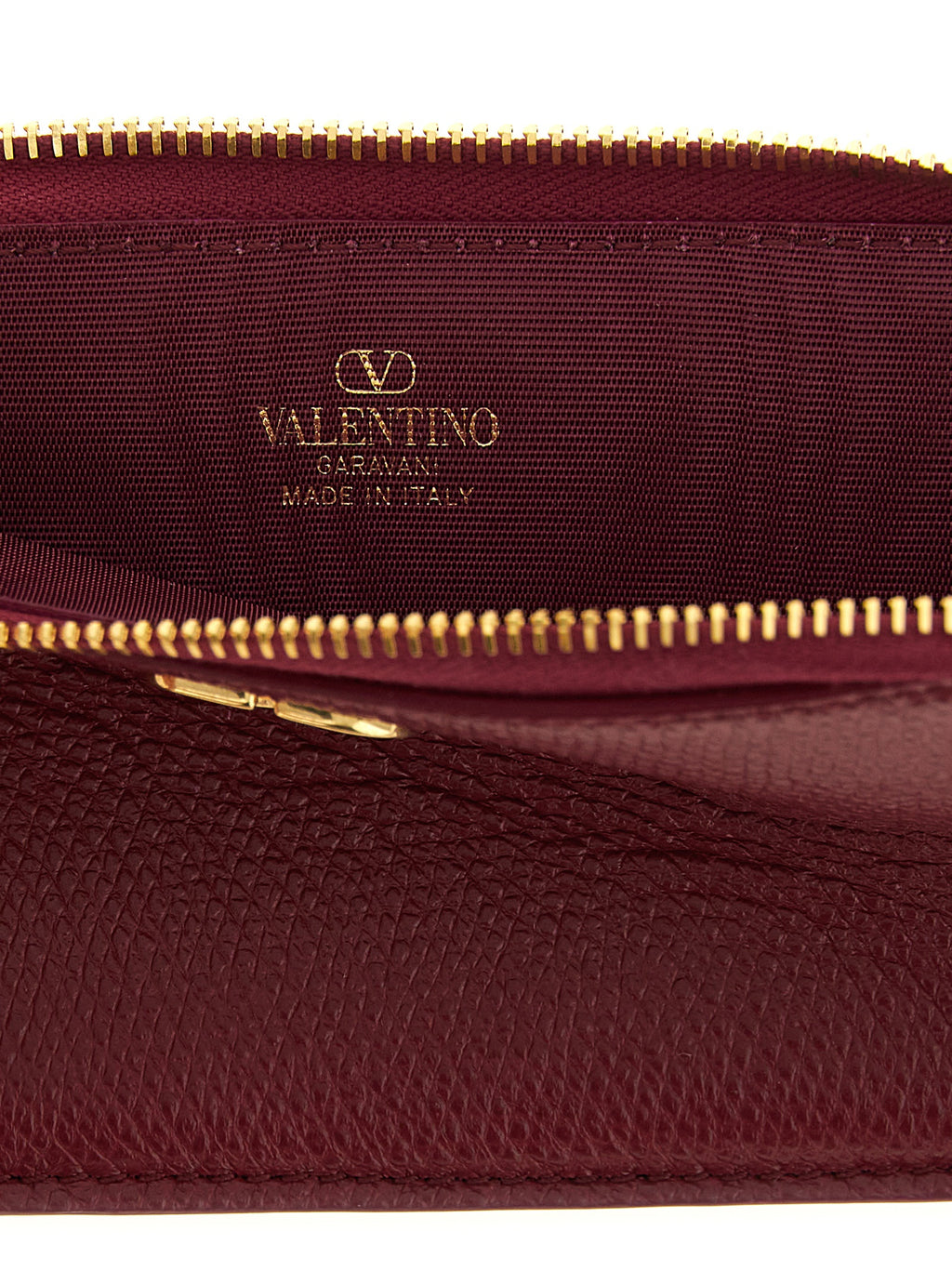 Bordeaux Lamb Leather Cardholder