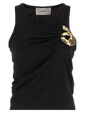 Black Cotton Tank Tops