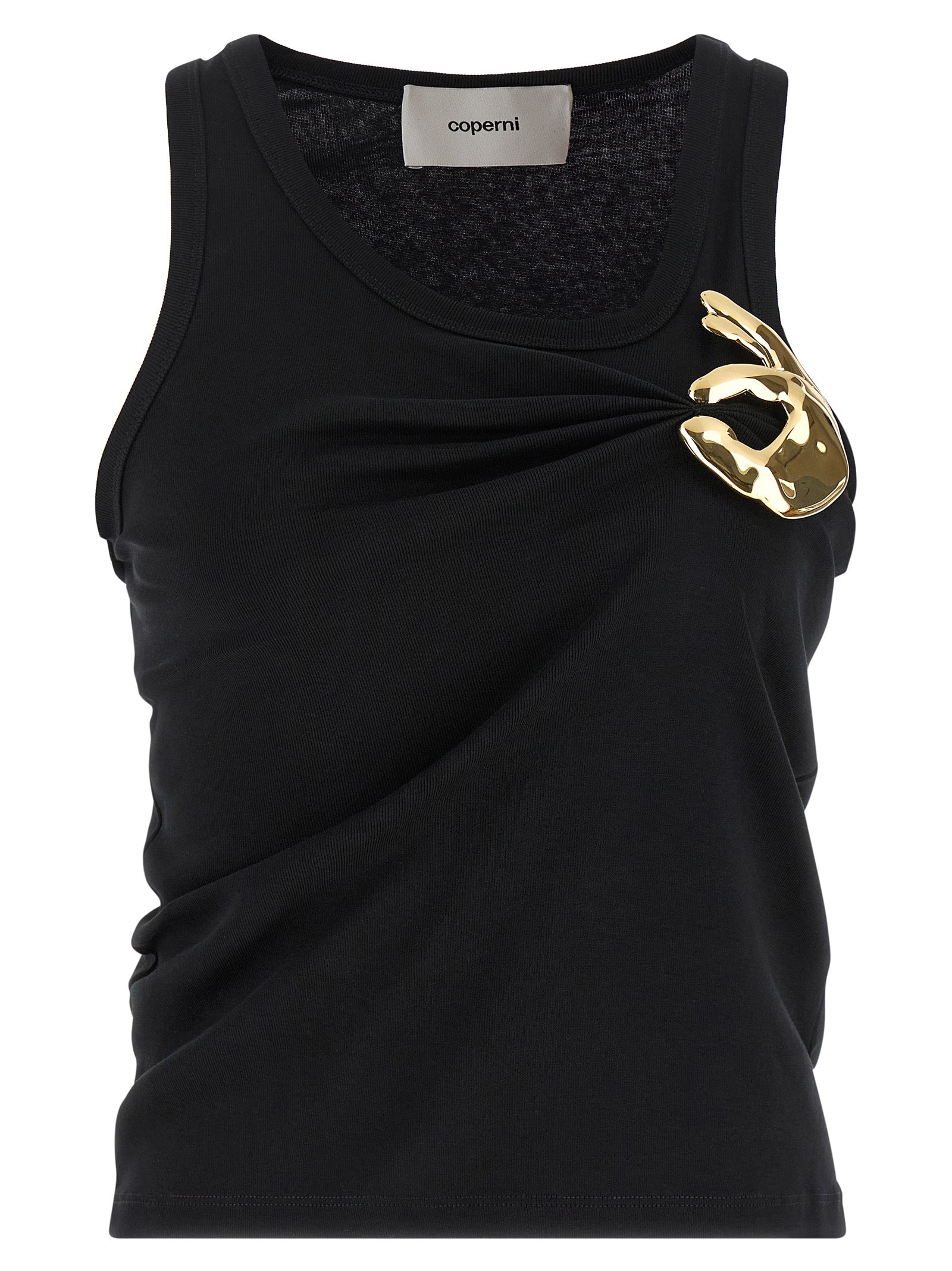 Black Cotton Tank Tops