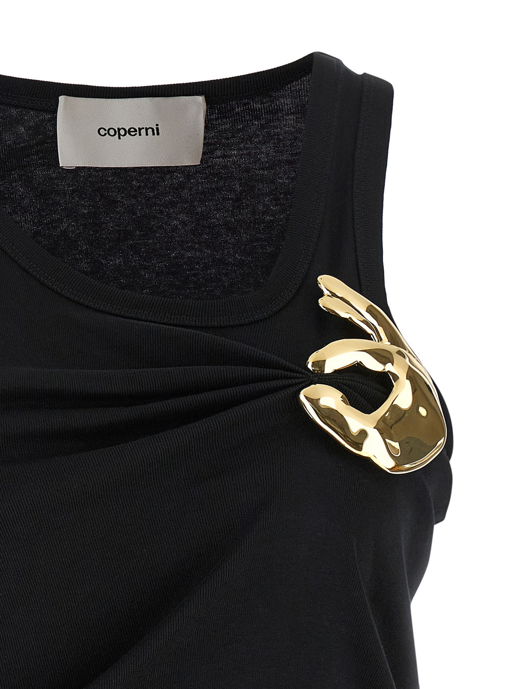 Black Cotton Tank Tops