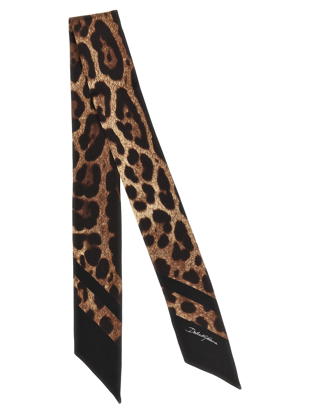 Brown Silk Foulard