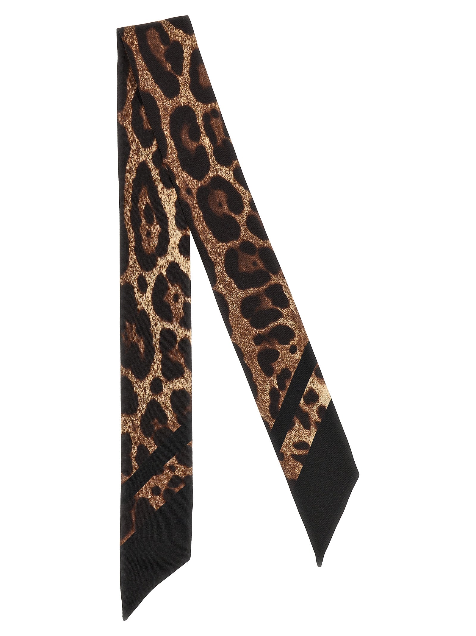 Brown Silk Foulard