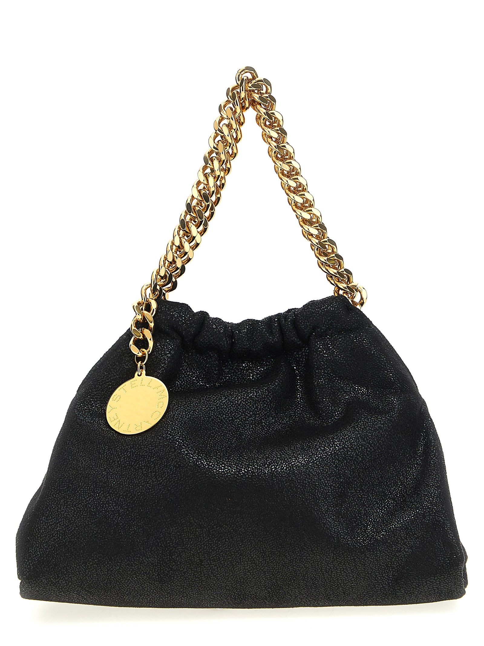Black Polyester Crossbody Bag