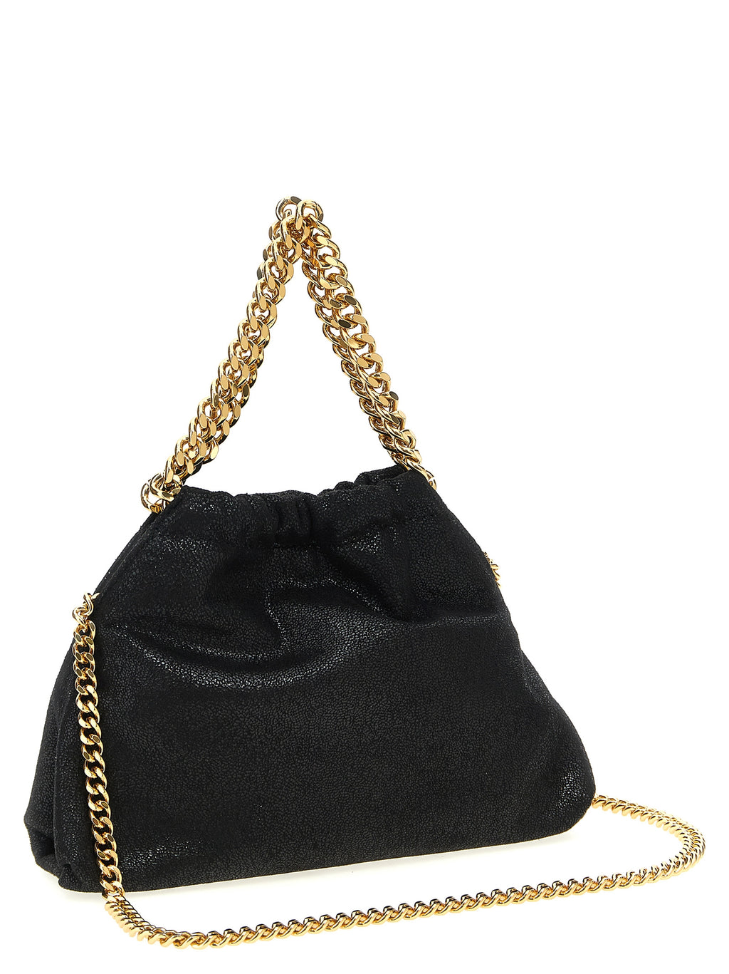Black Polyester Crossbody Bag