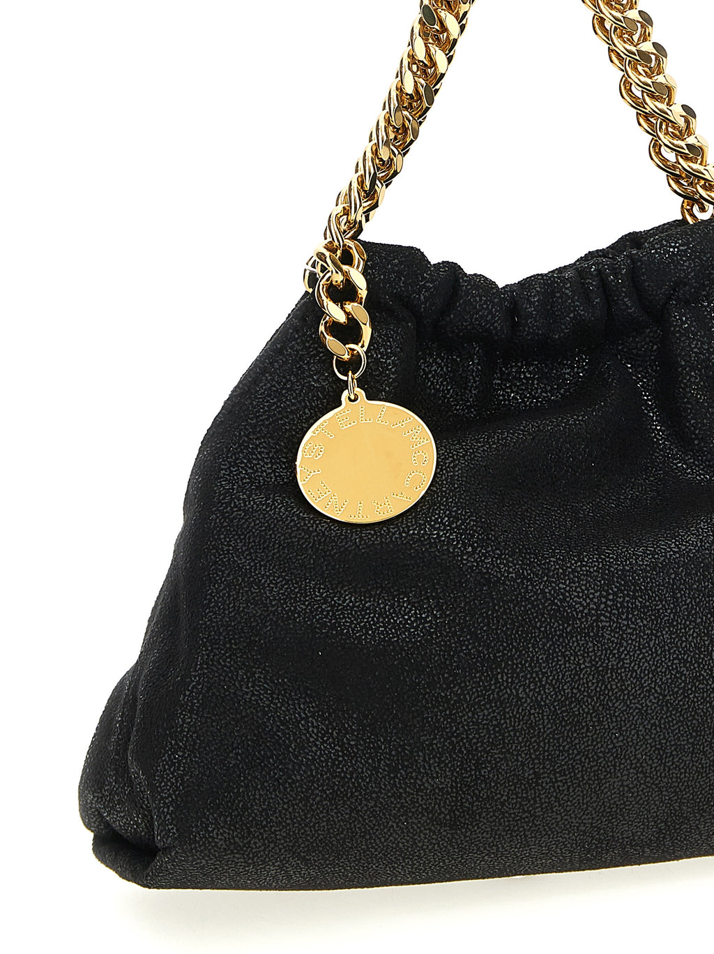 Black Polyester Crossbody Bag