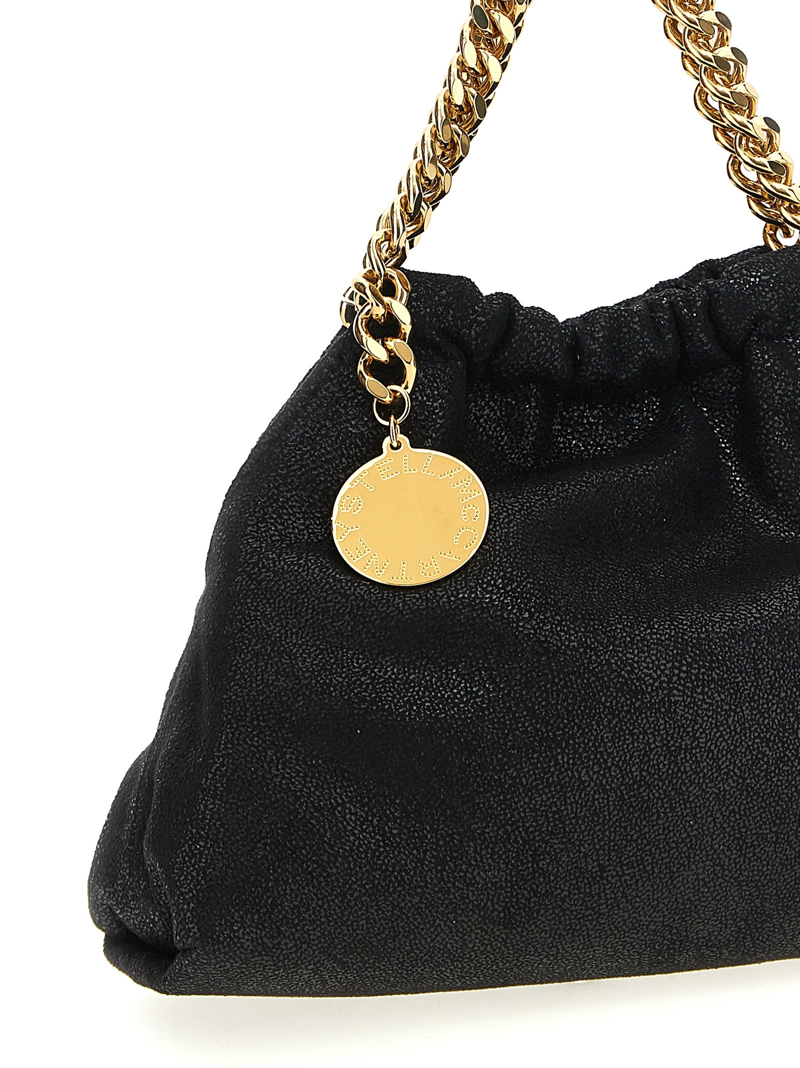 Black Polyester Crossbody Bag