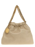 Beige Polyester Crossbody Bag
