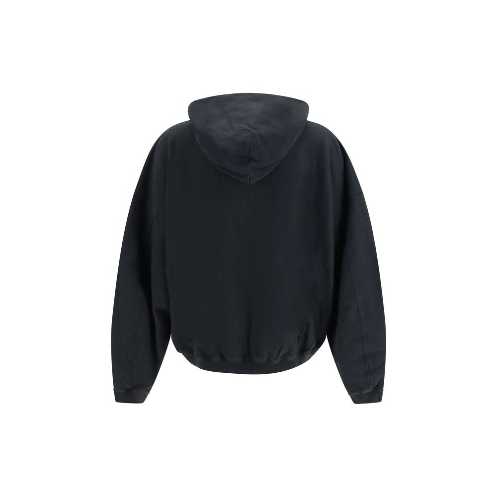 Black Cotton Sweatshirt